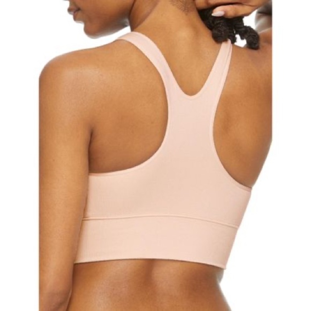 SALE NWT Wireless Seamless Crop Bralette Top in Brown Sparrow - Picture 5 of 9